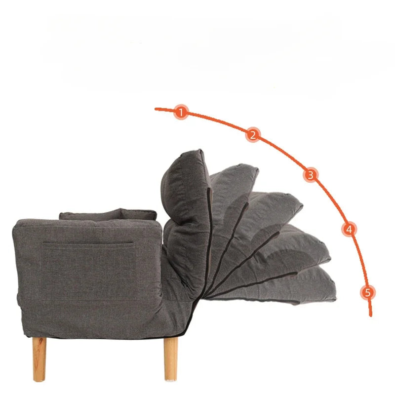 Foldable Lazy Sofa Bed – Small Apartment & Tatami Style