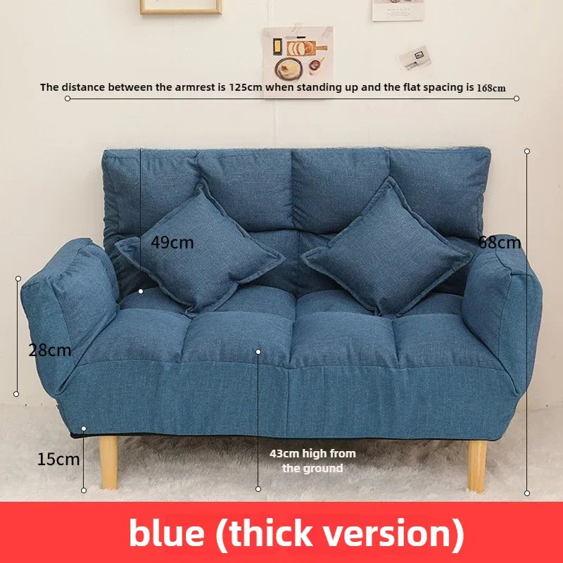 Foldable Lazy Sofa Bed – Small Apartment & Tatami Style
