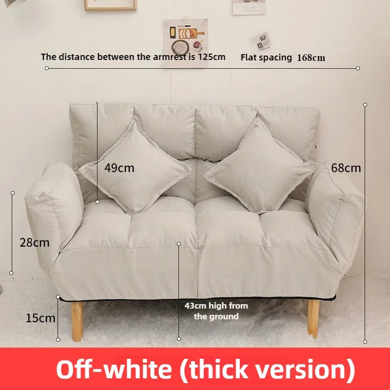 Foldable Lazy Sofa Bed – Small Apartment & Tatami Style