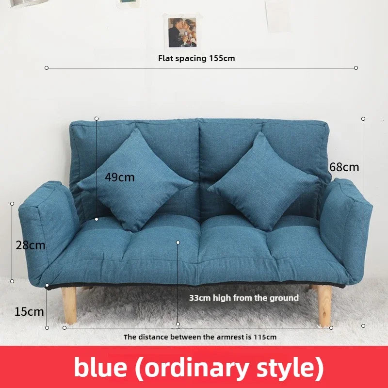 Foldable Lazy Sofa Bed – Small Apartment & Tatami Style
