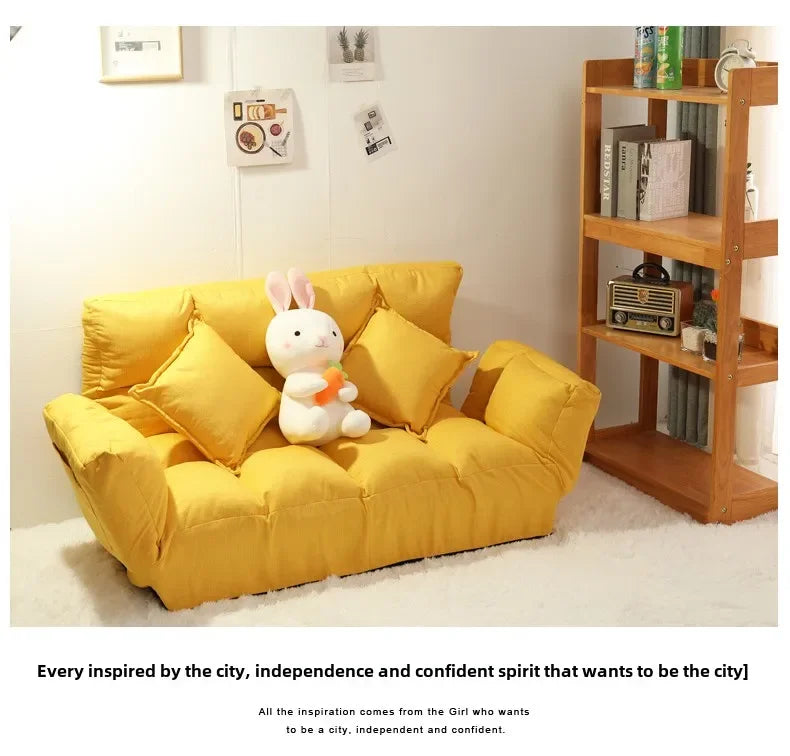 Foldable Lazy Sofa Bed – Small Apartment & Tatami Style