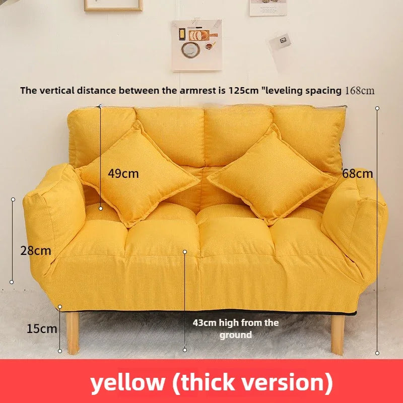 Foldable Lazy Sofa Bed – Small Apartment & Tatami Style