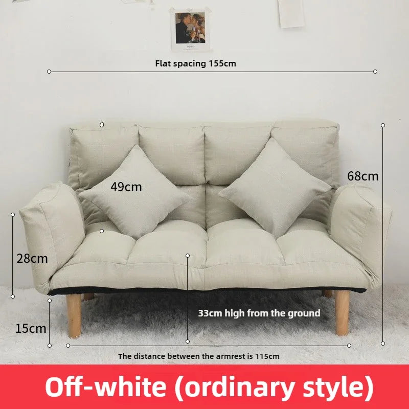 Foldable Lazy Sofa Bed – Small Apartment & Tatami Style