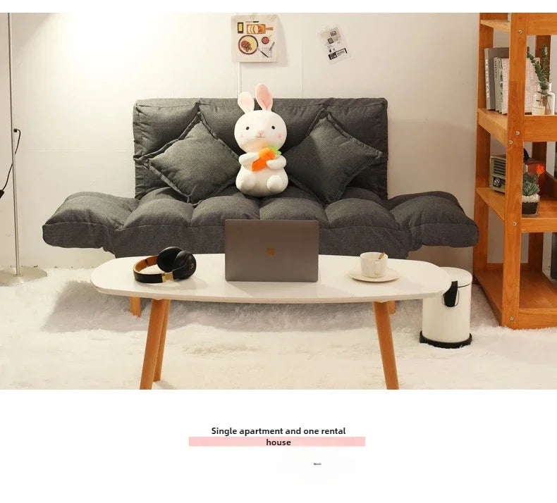 Foldable Lazy Sofa Bed – Small Apartment & Tatami Style