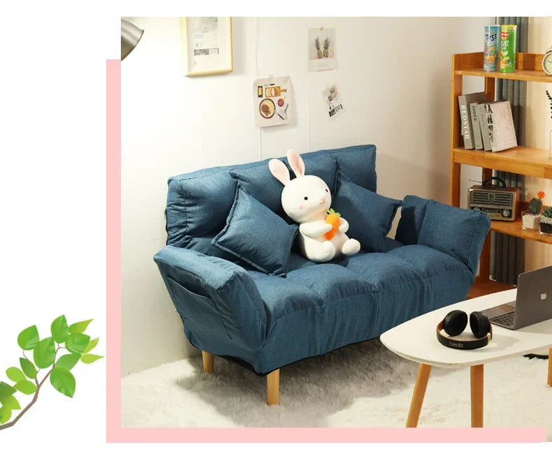 Foldable Lazy Sofa Bed – Small Apartment & Tatami Style