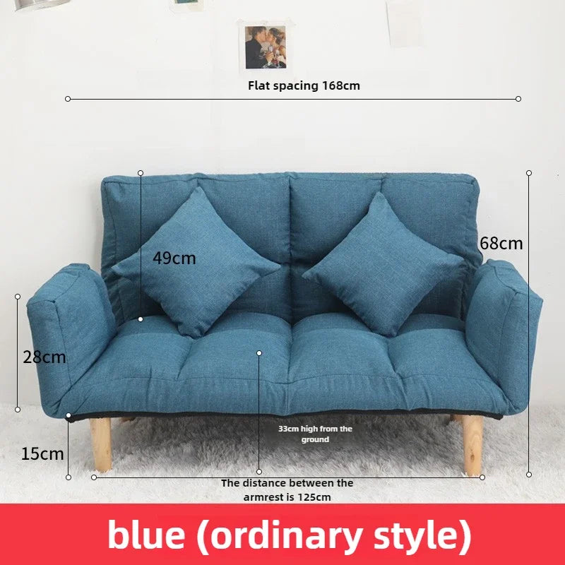 Foldable Lazy Sofa Bed – Small Apartment & Tatami Style