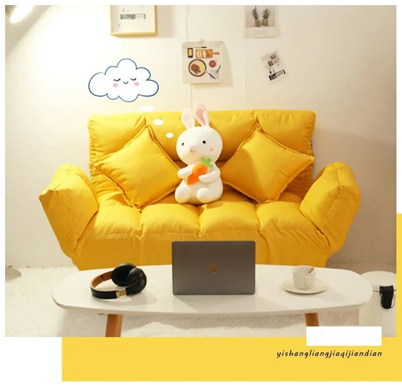 Foldable Lazy Sofa Bed – Small Apartment & Tatami Style