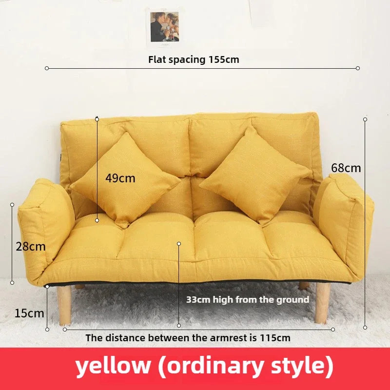 Foldable Lazy Sofa Bed – Small Apartment & Tatami Style