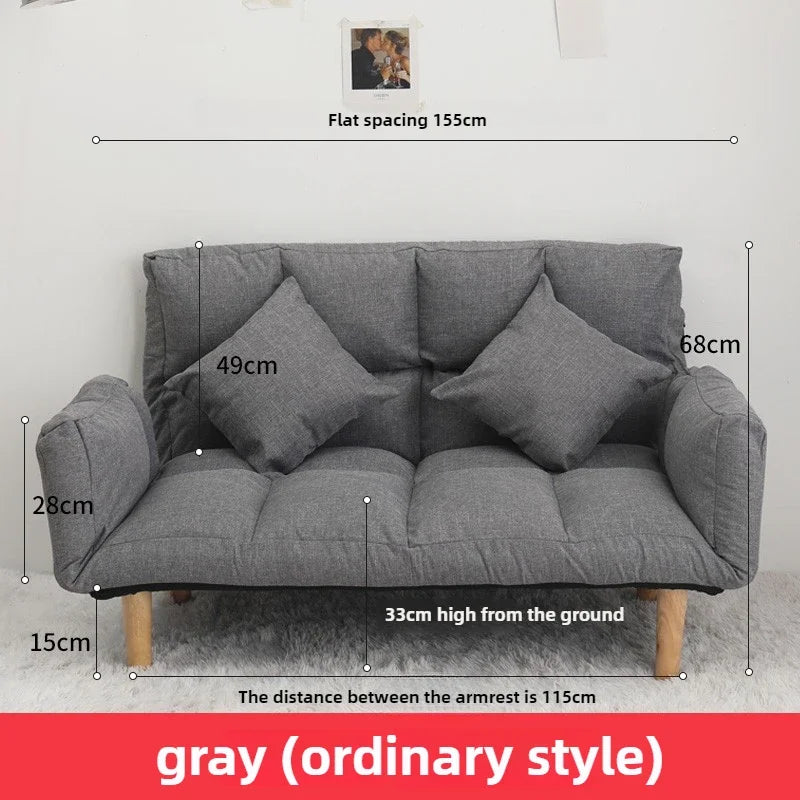 Foldable Lazy Sofa Bed – Small Apartment & Tatami Style