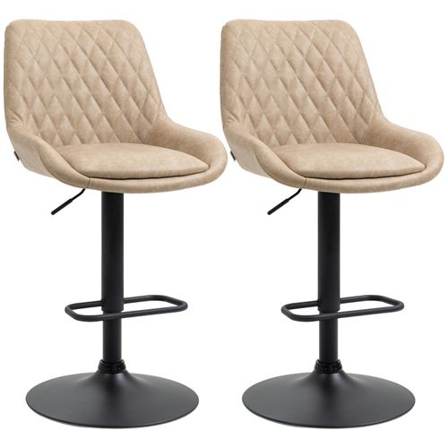 Adjustable Bar Stools – Swivel Chairs Set of 2 | The Furniture Hub