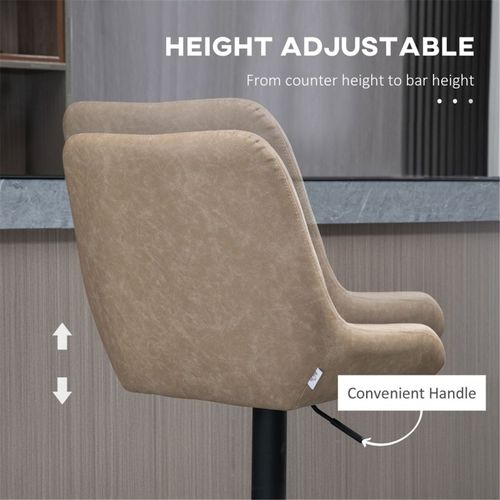 Adjustable Bar Stools – Swivel Chairs Set of 2 | The Furniture Hub