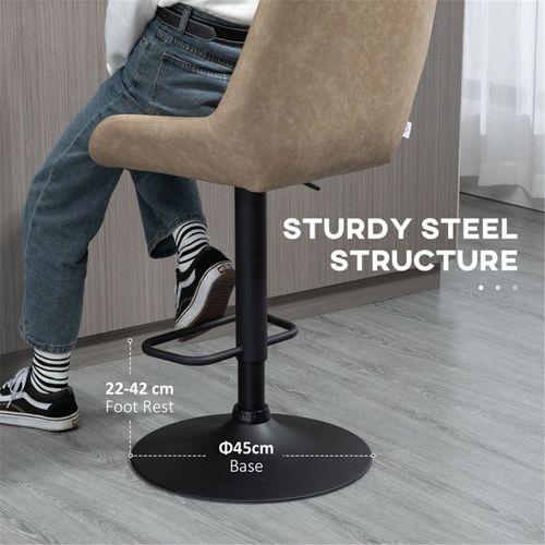Adjustable Bar Stools – Swivel Chairs Set of 2 | The Furniture Hub