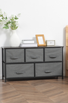 The Furniture Hubs 5-Drawer Fabric Dresser Chest, Bedroom