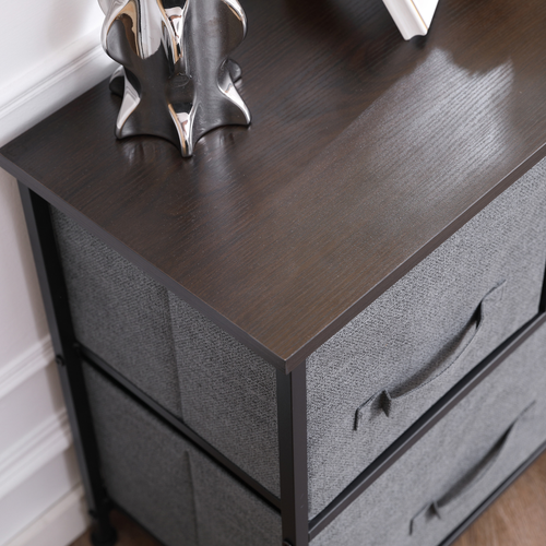 The Furniture Hubs 5-Drawer Fabric Dresser Chest, Bedroom