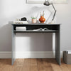 Modern Computer Desk, Home Office Table, Small Writing Desk with Storage Shelf