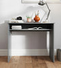 Modern Computer Desk, Home Office Table, Small Writing Desk with Storage Shelf