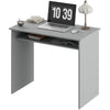 Modern Computer Desk, Home Office Table, Small Writing Desk with Storage Shelf