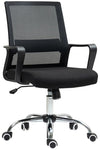Vinsetto Ergonomic Desk Chair Mesh Office Chair with Adjustable Height Armrest and 360° Swivel Castor Wheels Grey