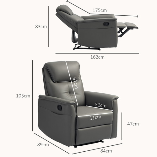 The Furniture Hubs Recliner Armchair