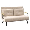 4-in-1 Velvet-Feel Double Sofa Bed with Pillows | The Furniture Hubs