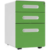 Lockable 3-Drawer Vertical File Cabinet – Office Storage for A4, Letter & Legal Size with Anti-Tilt Design