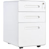 Lockable 3-Drawer Vertical File Cabinet – Office Storage for A4, Letter & Legal Size with Anti-Tilt Design