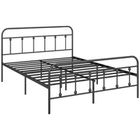 King Size Minimalist Metal Bed Frame | The Furniture Hubs