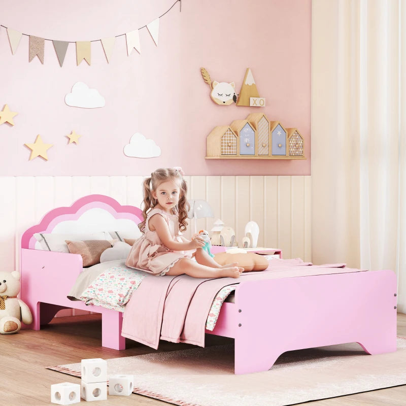 Princess Toddler Bed Frame – Cloud Design, Pink Bed For kid