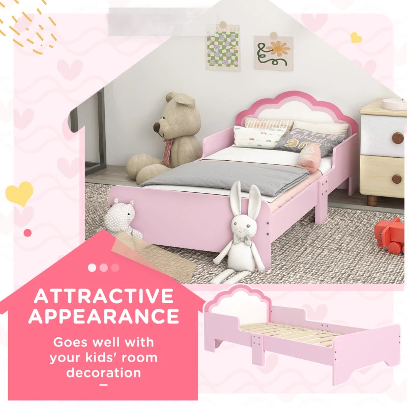 Princess Toddler Bed Frame – Cloud Design, Pink Bed For kid