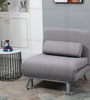 The Furniture Hubs Single Sofa Bed Grey