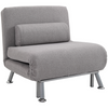 The Furniture Hubs Single Sofa Bed Grey
