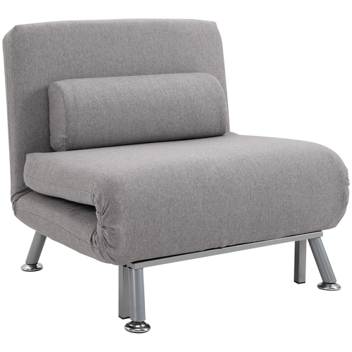 The Furniture Hubs Single Sofa Bed Grey