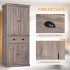 Freestanding Pantry Storage Cabinet, Home Organizer Furniture