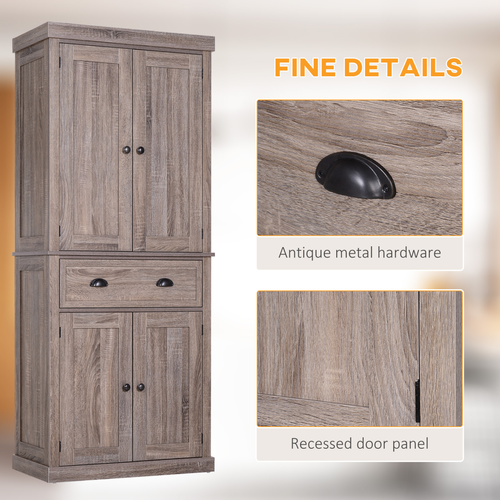 Freestanding Pantry Storage Cabinet, Home Organizer Furniture