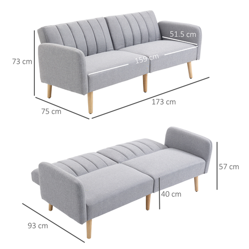 The Furniture Hubs 2 Seater Sofa Bed