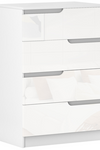 The Furniture Hubs 4 Drawer Chest of Drawers
