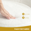 The Furniture Hubs Faux Fur Comfy Chair