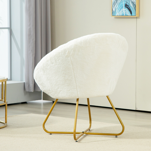 The Furniture Hubs Faux Fur Comfy Chair