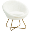 The Furniture Hubs Faux Fur Comfy Chair