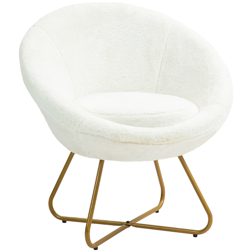The Furniture Hubs Faux Fur Comfy Chair