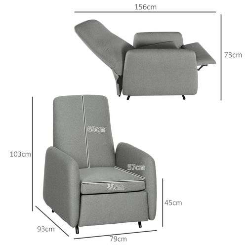 The Furniture Hubs Push Back Recliner Chair
