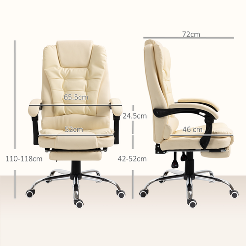 The Furniture Hubs Executive Recliner Office Chair
