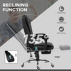 The Furniture Hubs Heated Massage Office Chair – Black
