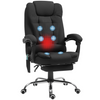 The Furniture Hubs Heated Massage Office Chair – Black