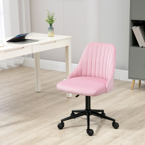 The Furniture Hubs Velvet Office Chair