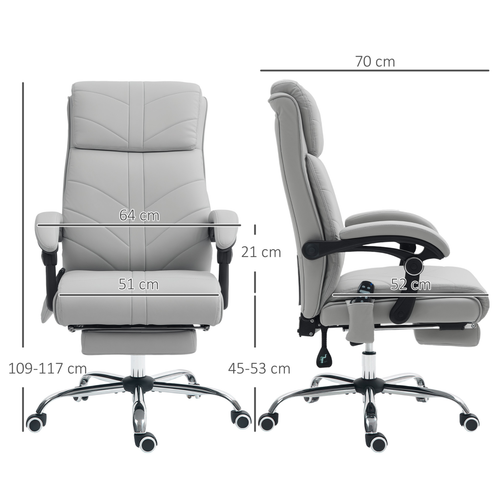 The Furniture Hubs Heated Massage Office Cha