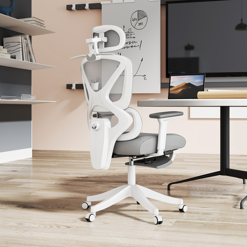 The Furniture Hubs Ergonomic Office Chair, Grey