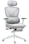 The Furniture Hubs Ergonomic Office Chair, Grey
