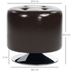 The Furniture Hubs 360° Swivel Foot Stool PU Footstool