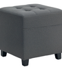 The Furniture Hubs Small Padded Square Ottoman Footstool